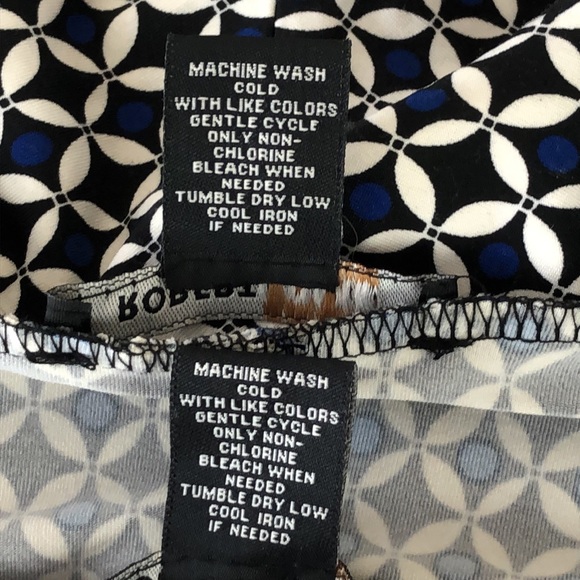 Robert Louis 2 piece Twin set Black Blue PM Petite Medium MP - Picture 16 of 16